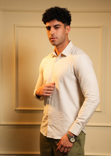 Men's full sleeve normal collar shirt