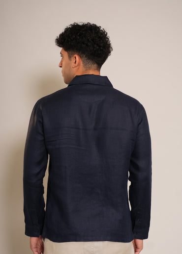 Men's combat style shacket.