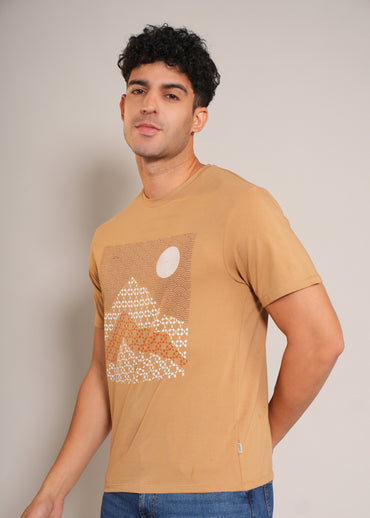 Men'sregular round neck graphic tee
