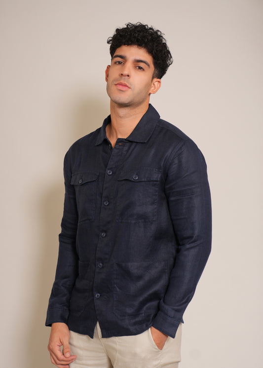 Mens Relaxed Fit Shacket