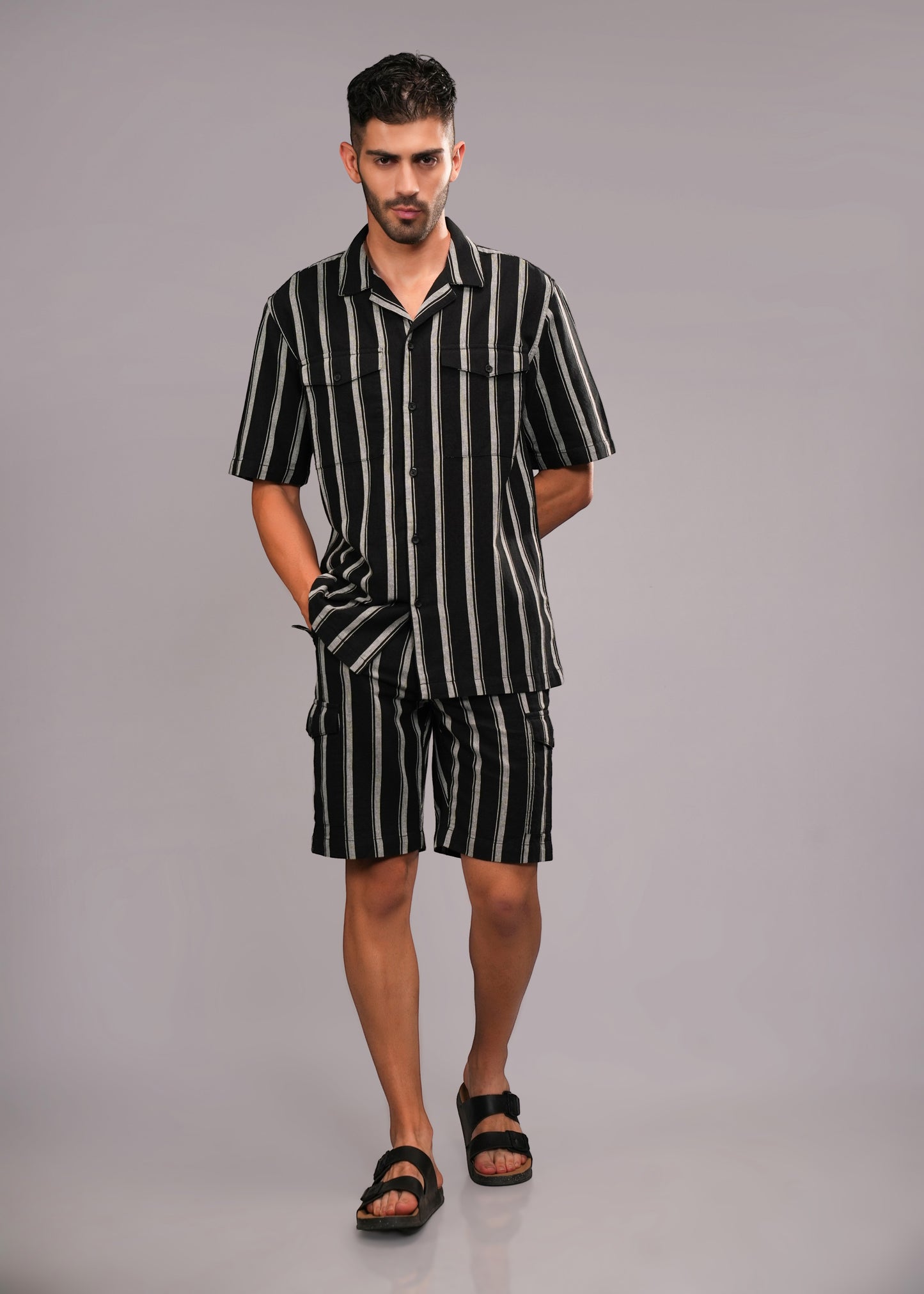 Men's cargo lounge set.