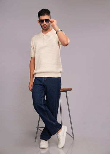 Men's wide leg fit jeans