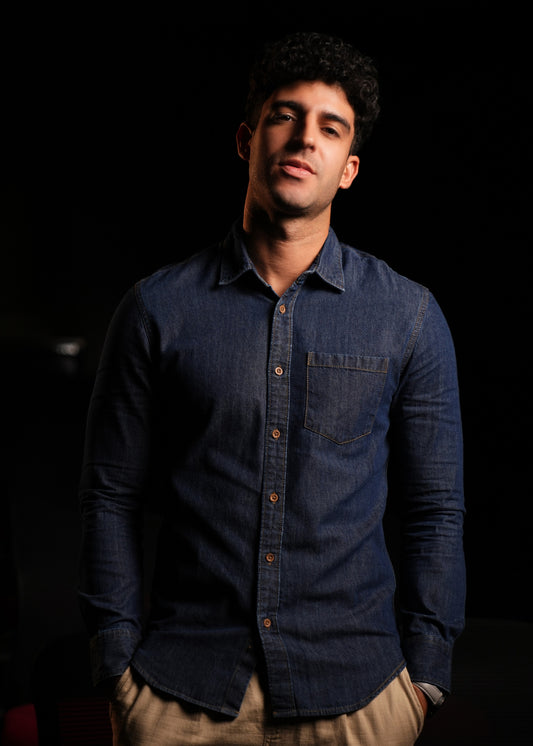 Regular Fit Indigo Denim with Pocket