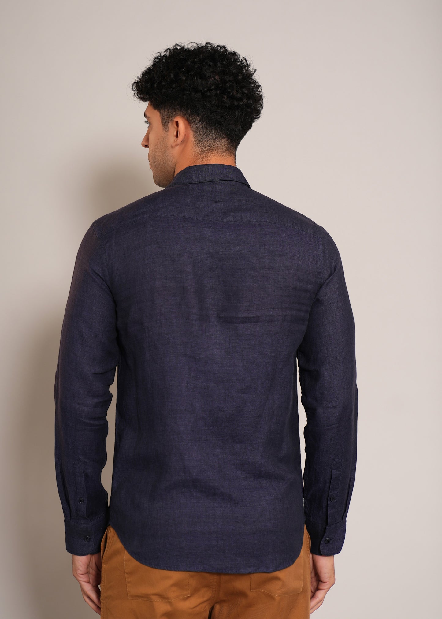 Men's full sleeve normal collar shirt
