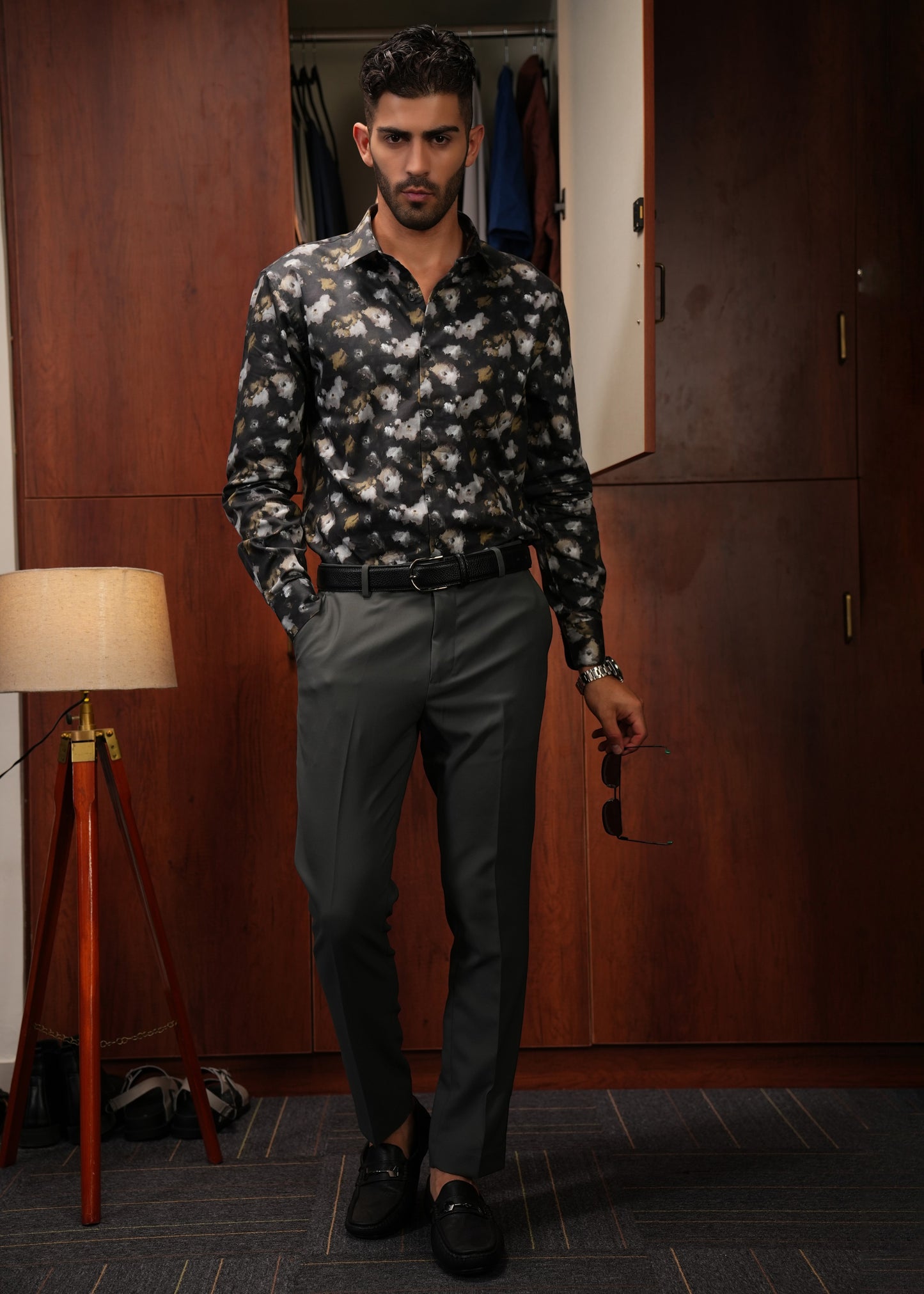 Men's full sleeve normal collar shirt