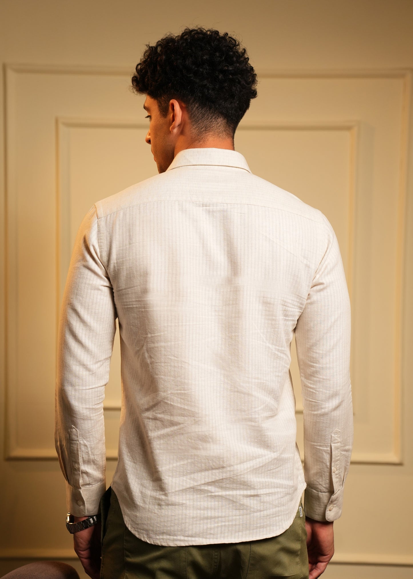 Men's full sleeve normal collar shirt